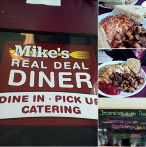 Breakfast served all day at Mike's Real DealDiner  Brockton Stoughton line 