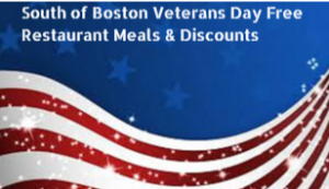 South of Boston Veterans Day Free Restaurant Meals & Discounts 2016