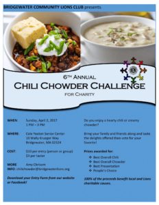 Bridgewater Community  Lions Chili Chowder Challenge 201