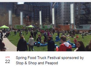 Greenway Spring Food Truck Festival 2017 in Boston MA