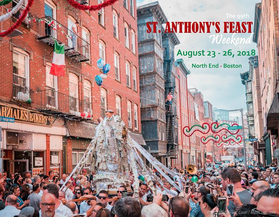 Saint Anthony’s Feast Weekend in North End Boston 2018 Hockomock