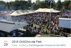 East Bridgewater Commerical Club Chili Chowder Fest 2018