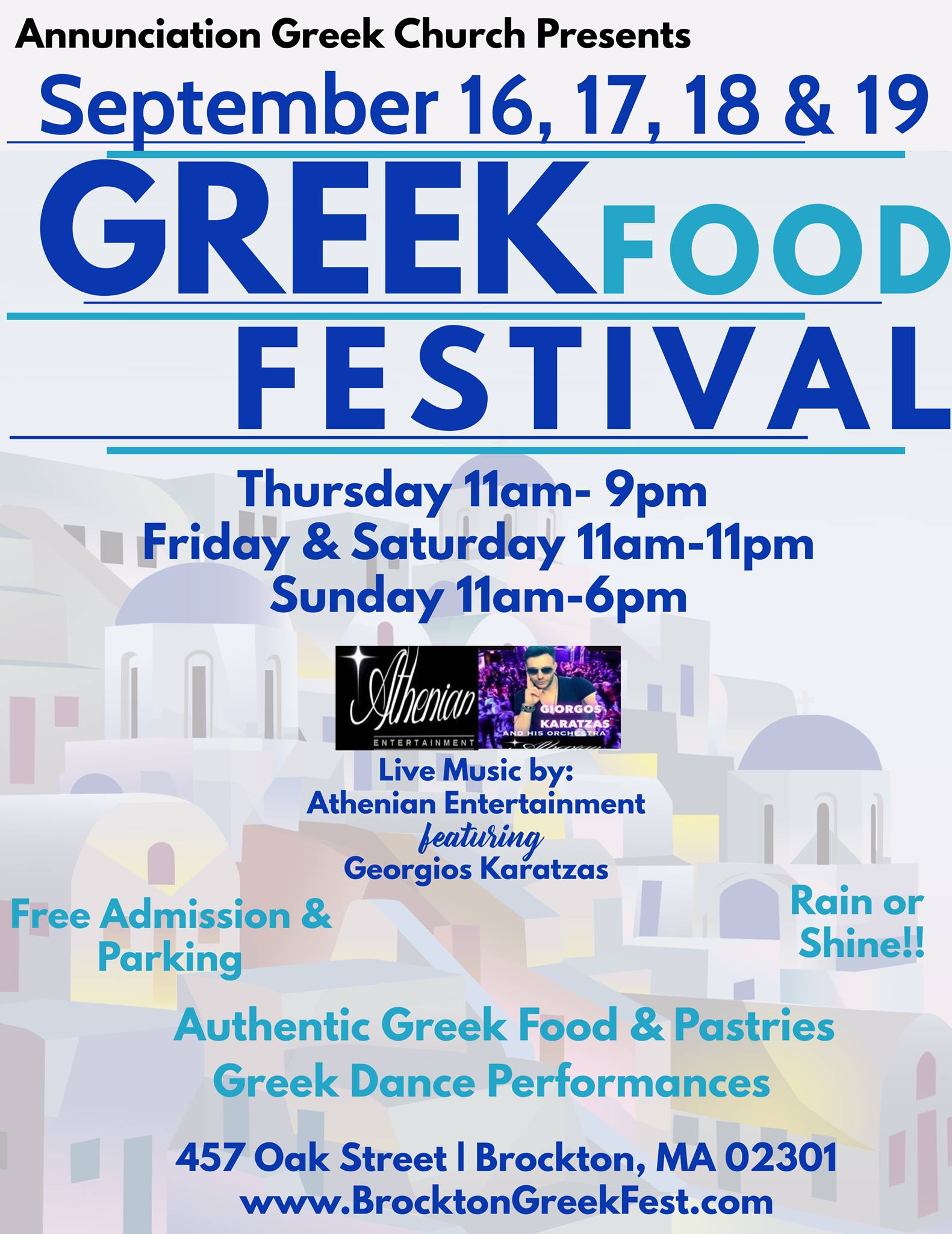 Annunciation Greek Orthodox Church Greek Festival Brockton 2021