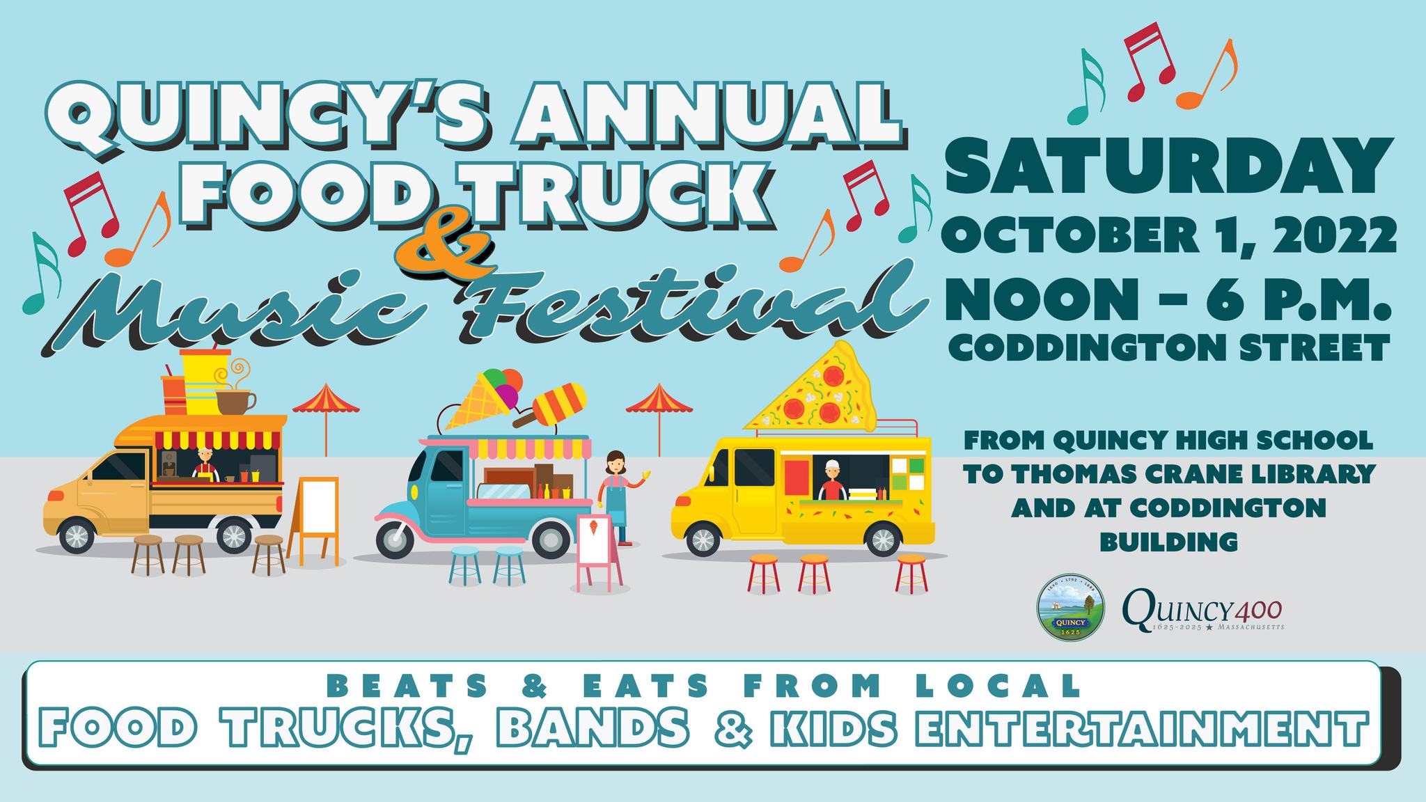 Quincy Food Truck Music Festival 2022 Hockomock Swamp Supper Club