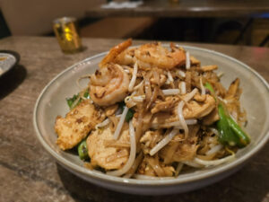 Pad thai   at Limelife thai restaurant in weymouth 